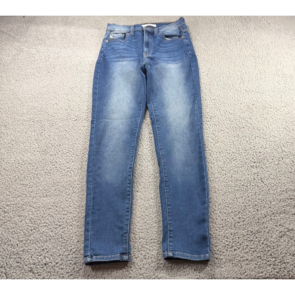 KanCan Women Medium Wash High Rise Skinny Jeans KC8072M-TR5M Size 26